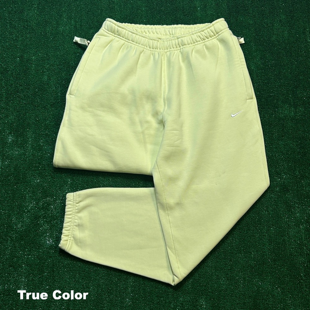 Nike Solo Swoosh Fleece Sweatpants Luminous Green Small